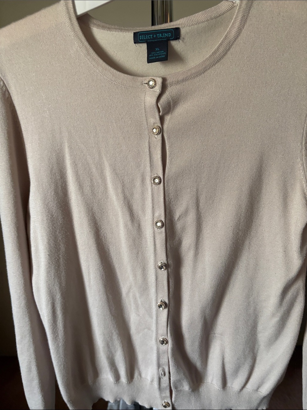 Select by Trend Light Tan Knit Cardigan